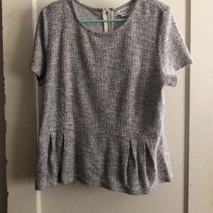 Liz Claiborne peplum top